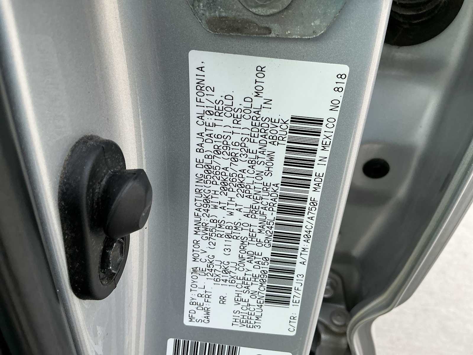 Thumbnail: 2012 Toyota Tacoma - 32