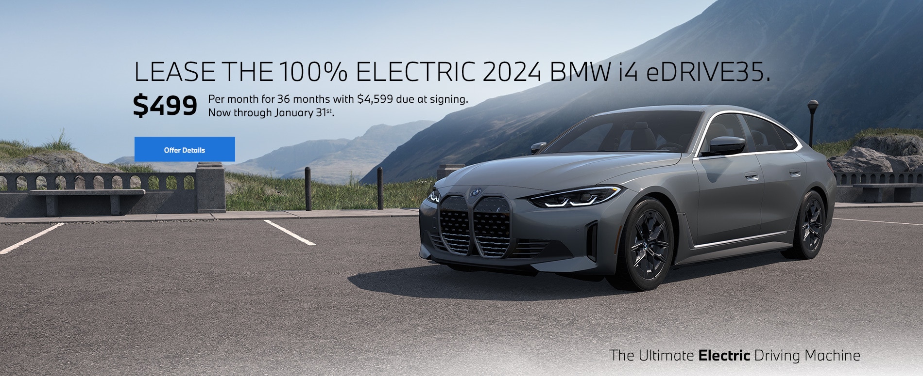 2024 BMW i4 Lease Offer 499 Per Month for 36 Months