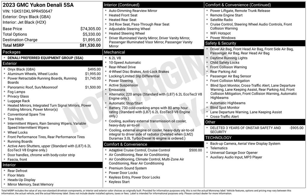 2023 GMC Yukon Denali photo 5