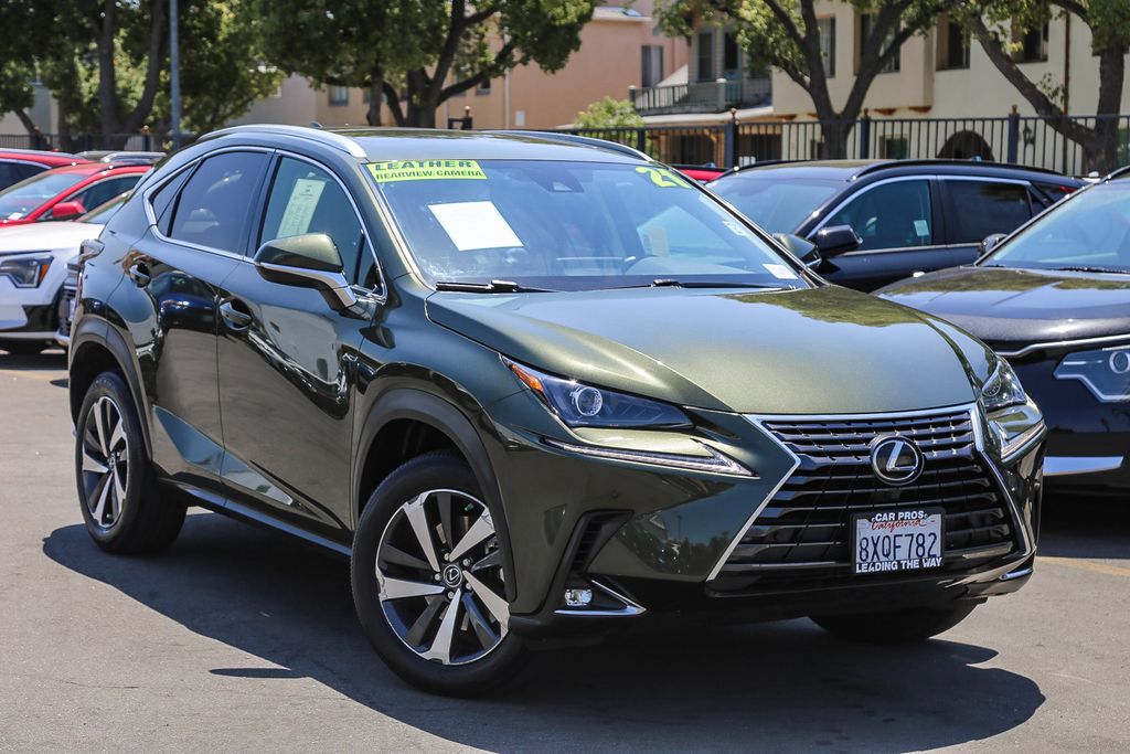 Used 2021 Lexus NX 300 with VIN JTJGARBZ7M2198868 for sale in Los Angeles, CA