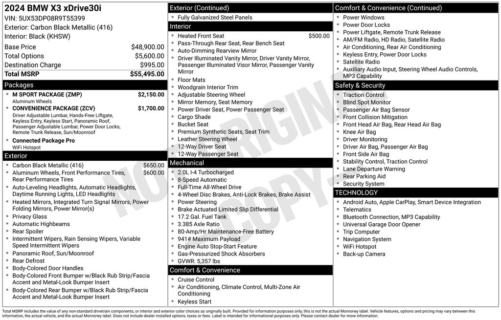 2024 BMW X3 xDrive30i photo 6