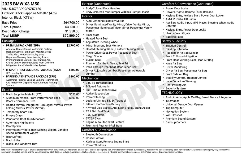 2025 BMW X3 M50 xDrive photo 6