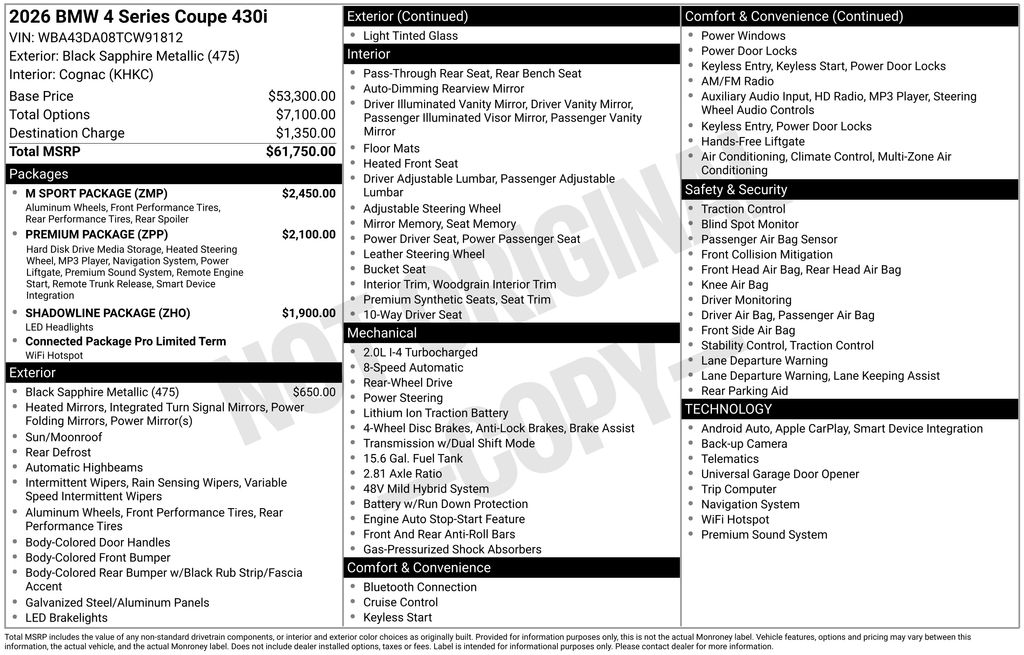 2026 BMW 4 Series 430i - Photo 12