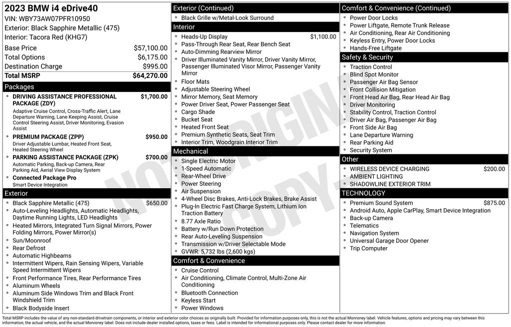 2023 BMW i4 eDrive40 photo 6