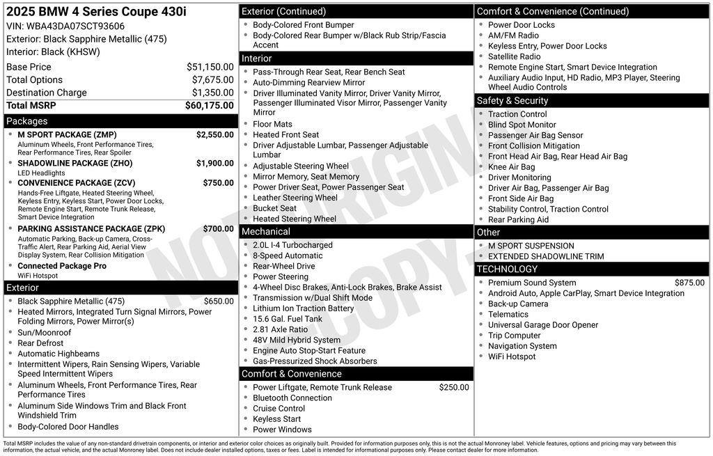 2025 BMW 4 Series 430i photo 5