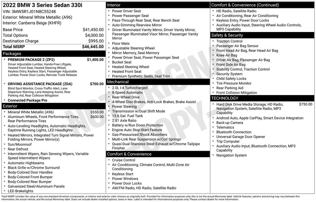 2022 BMW 3 Series 330i photo 2