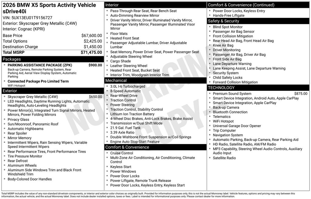2026 BMW X5 sDrive40i photo 6