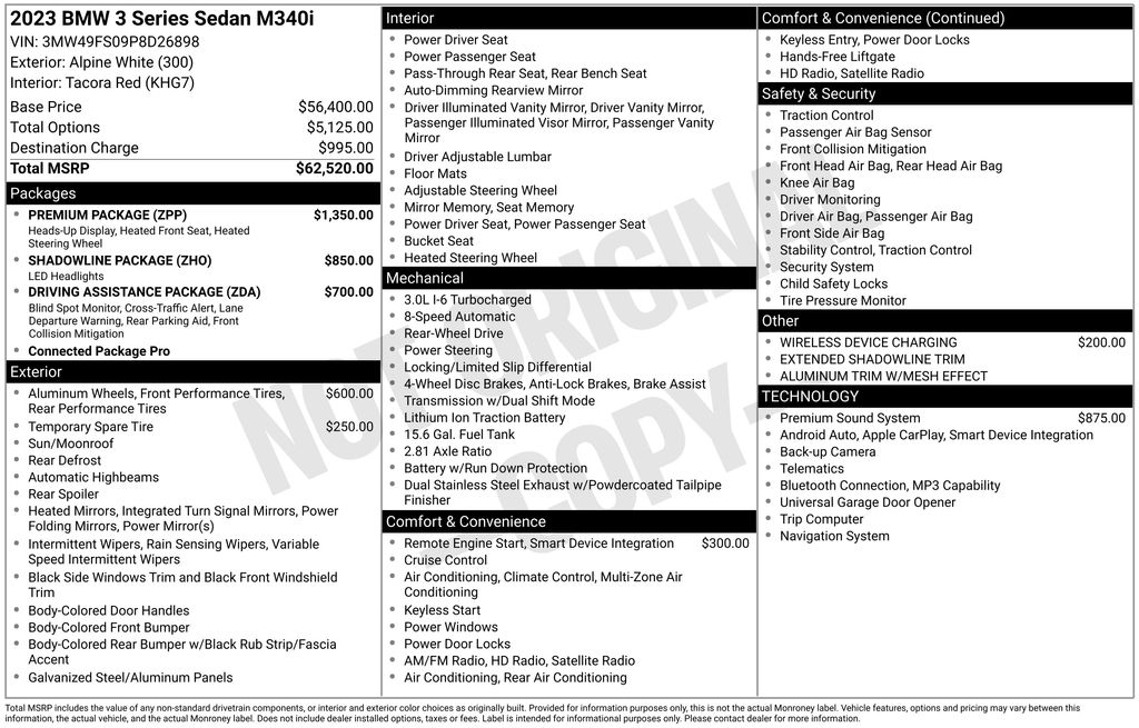 2023 BMW 3 Series M340i photo 6