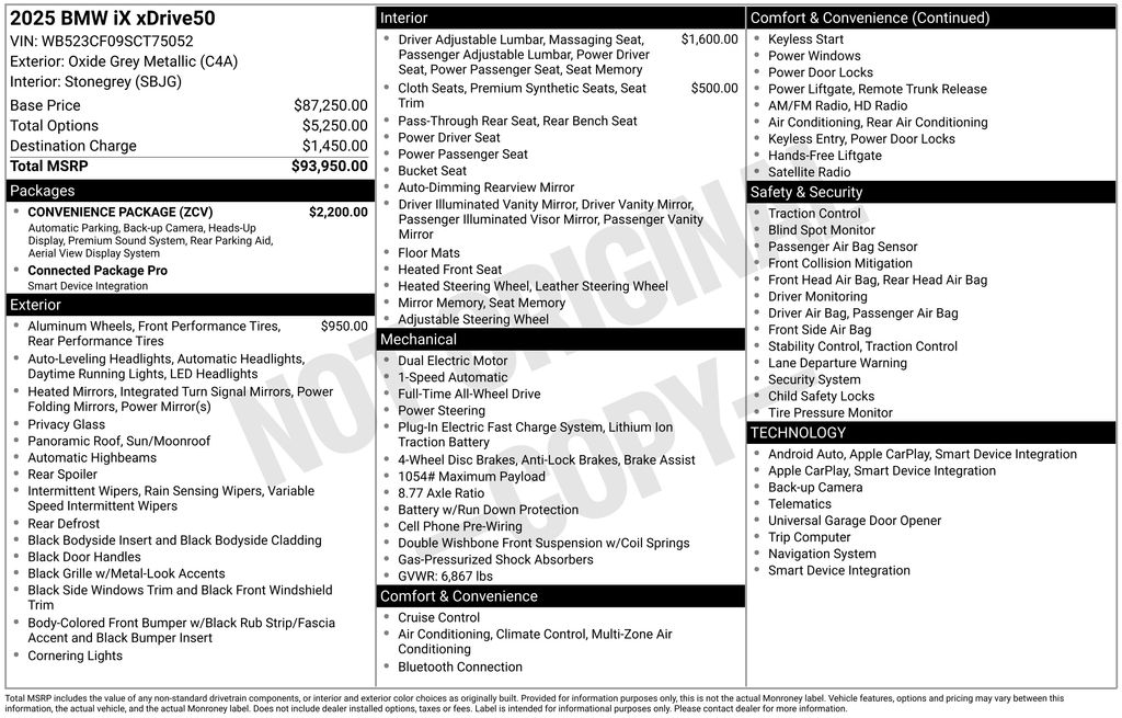 2025 BMW iX xDrive50 photo 5