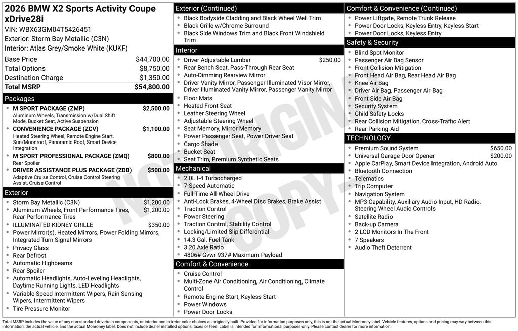 2026 BMW X2 xDrive28i photo 6