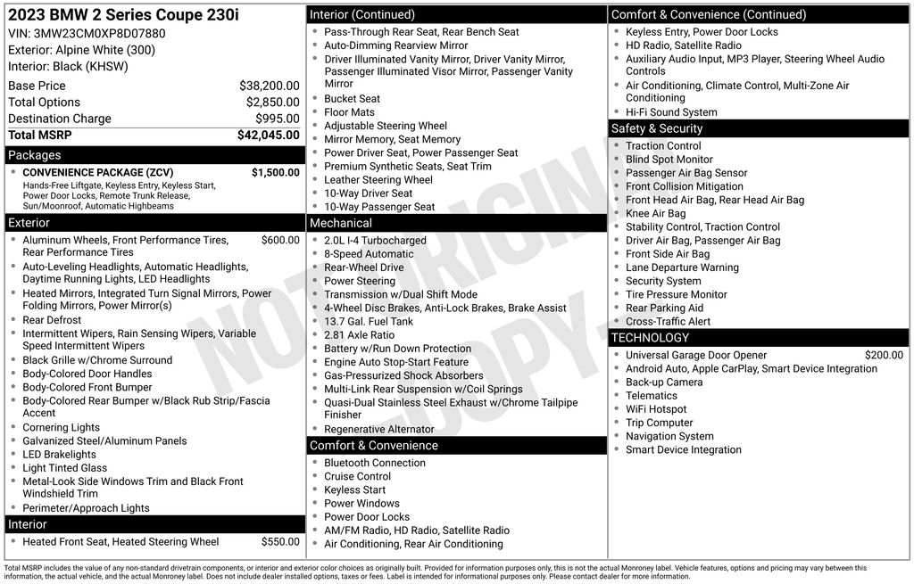2023 BMW 2 Series 230i photo 5