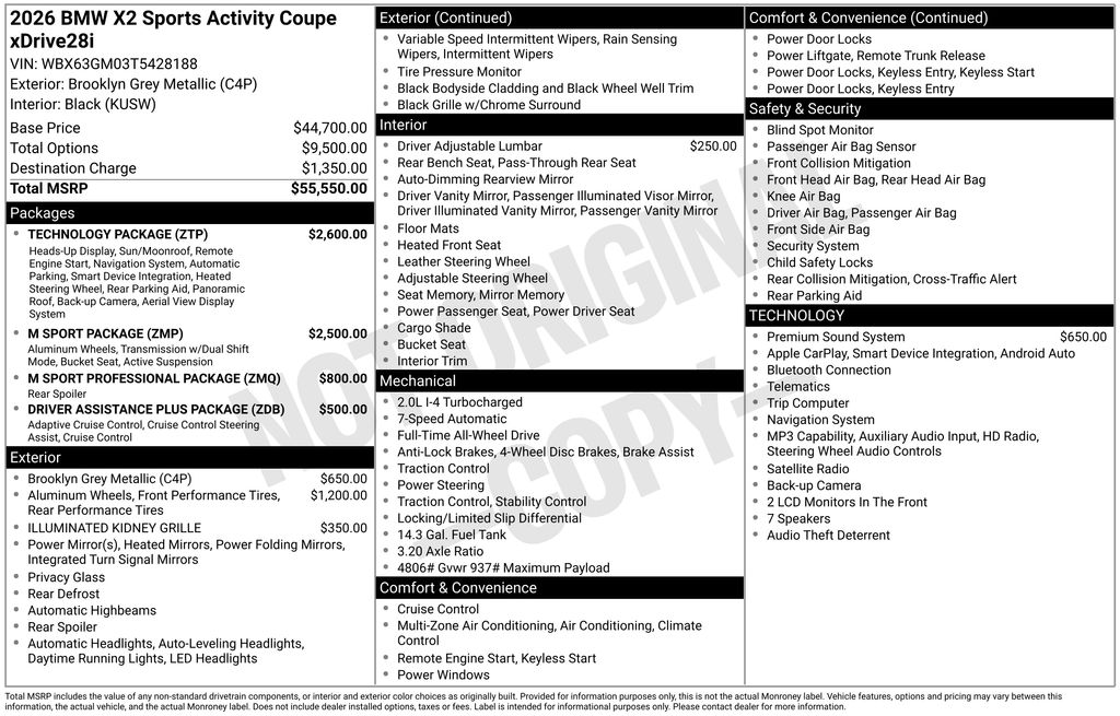 2026 BMW X2 xDrive28i photo 6