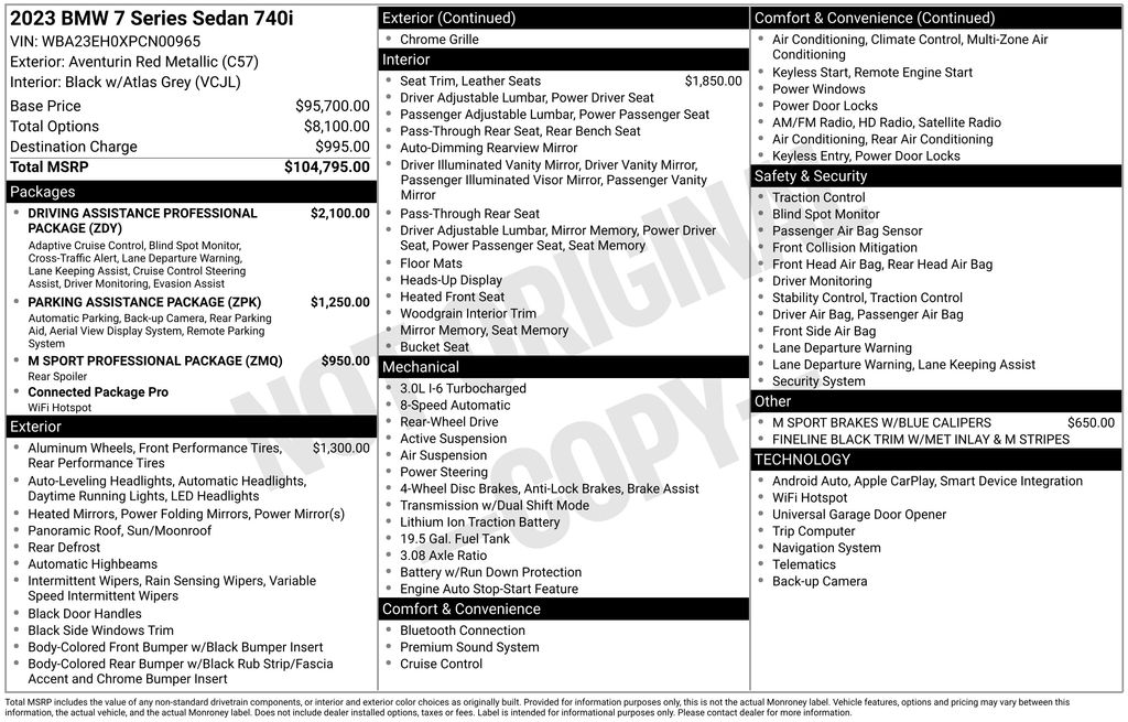 2023 BMW 7 Series 740i photo 2