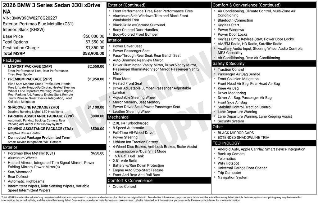 2026 BMW 3 Series 330i - Photo 12
