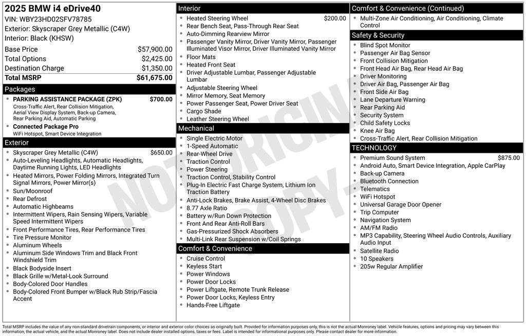 2025 BMW i4 eDrive40 photo 6