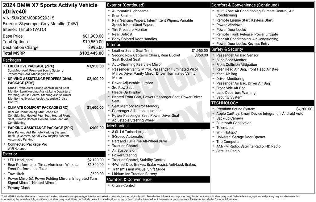 2024 BMW X7 xDrive40i photo 6