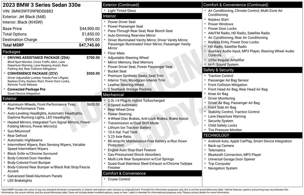 2023 BMW 3 Series 330e iPerformance photo 6