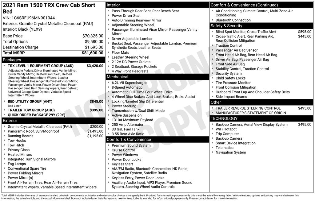 2021 RAM Ram 1500 Pickup TRX - Photo 12