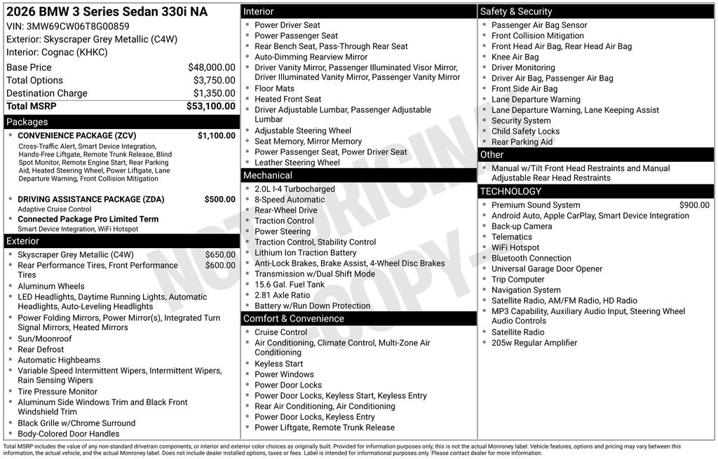 2026 BMW 3 Series 330i photo 6