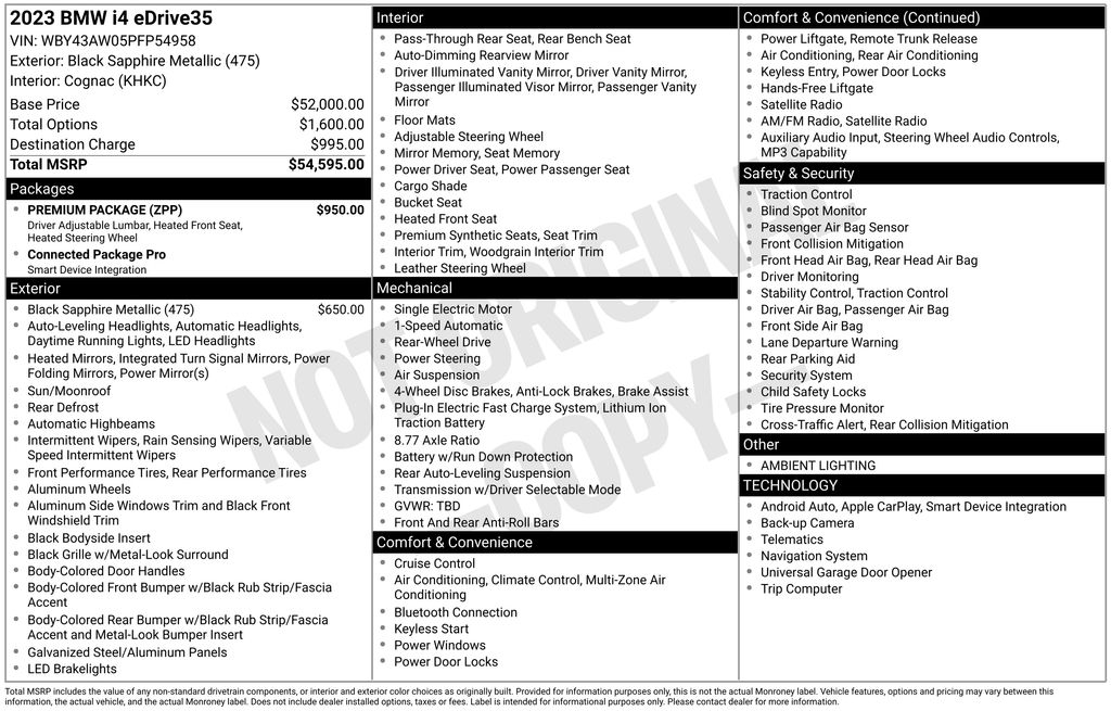 2023 BMW i4 eDrive35 photo 6