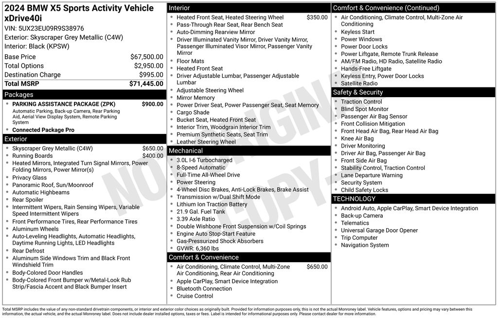 2024 BMW X5 xDrive40i's photo