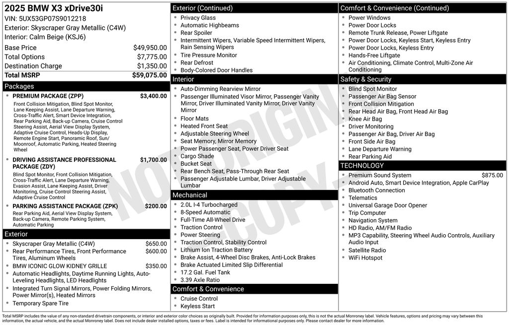 2025 BMW X3 30 xDrive photo 5