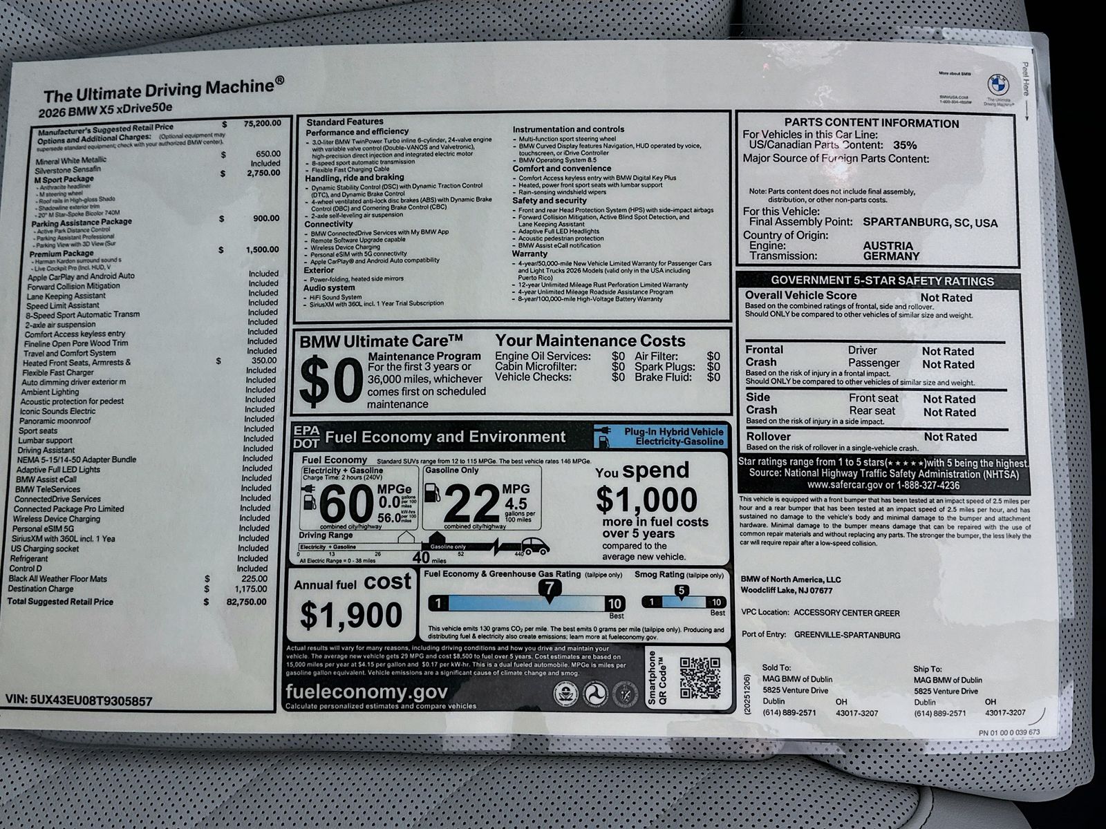 2026 BMW X5 50e - Photo 48