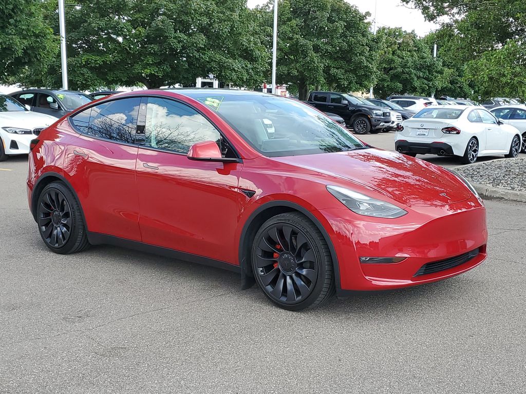 Used 2023 Tesla Model Y Performance with VIN 7SAYGDEF9PF753785 for sale in Farmington Hills, MI