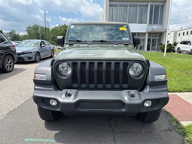 Used 2021 Jeep Wrangler Unlimited Sport S with VIN 1C4HJXDGXMW824669 for sale in Fort Washington, PA