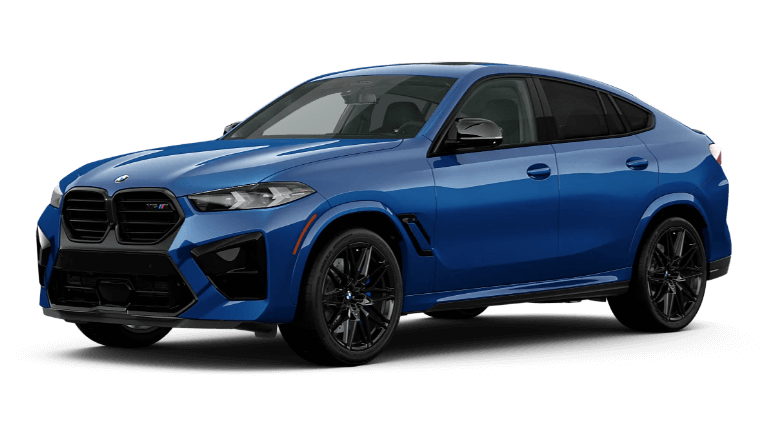 2025 BMW X6 M Competition Exterior - Marina Bay Blue Metallic