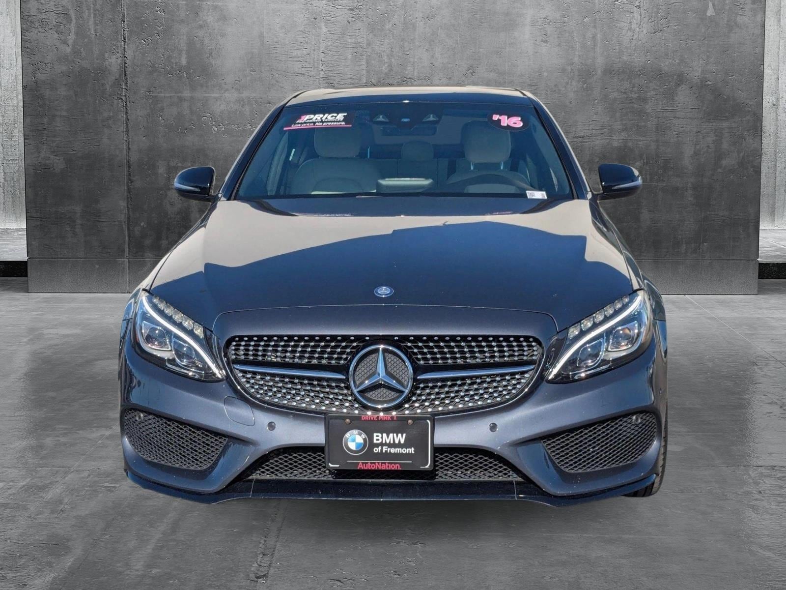 Used 2016 Mercedes-Benz C-Class C450 AMG with VIN 55SWF6EB9GU104616 for sale in Fremont, CA