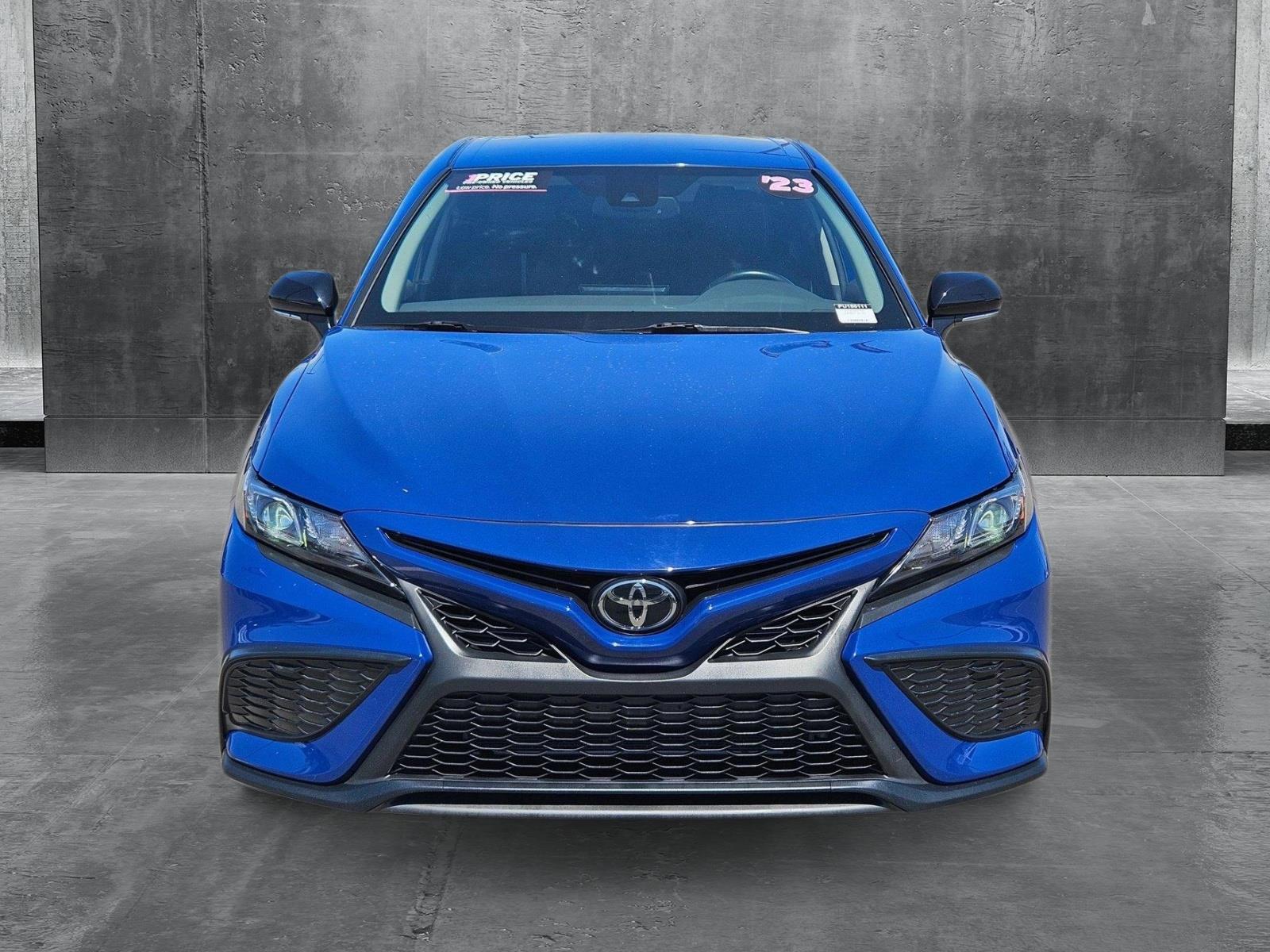 Used 2023 Toyota Camry SE Nightshade with VIN 4T1T11AK6PU186111 for sale in Henderson, NV