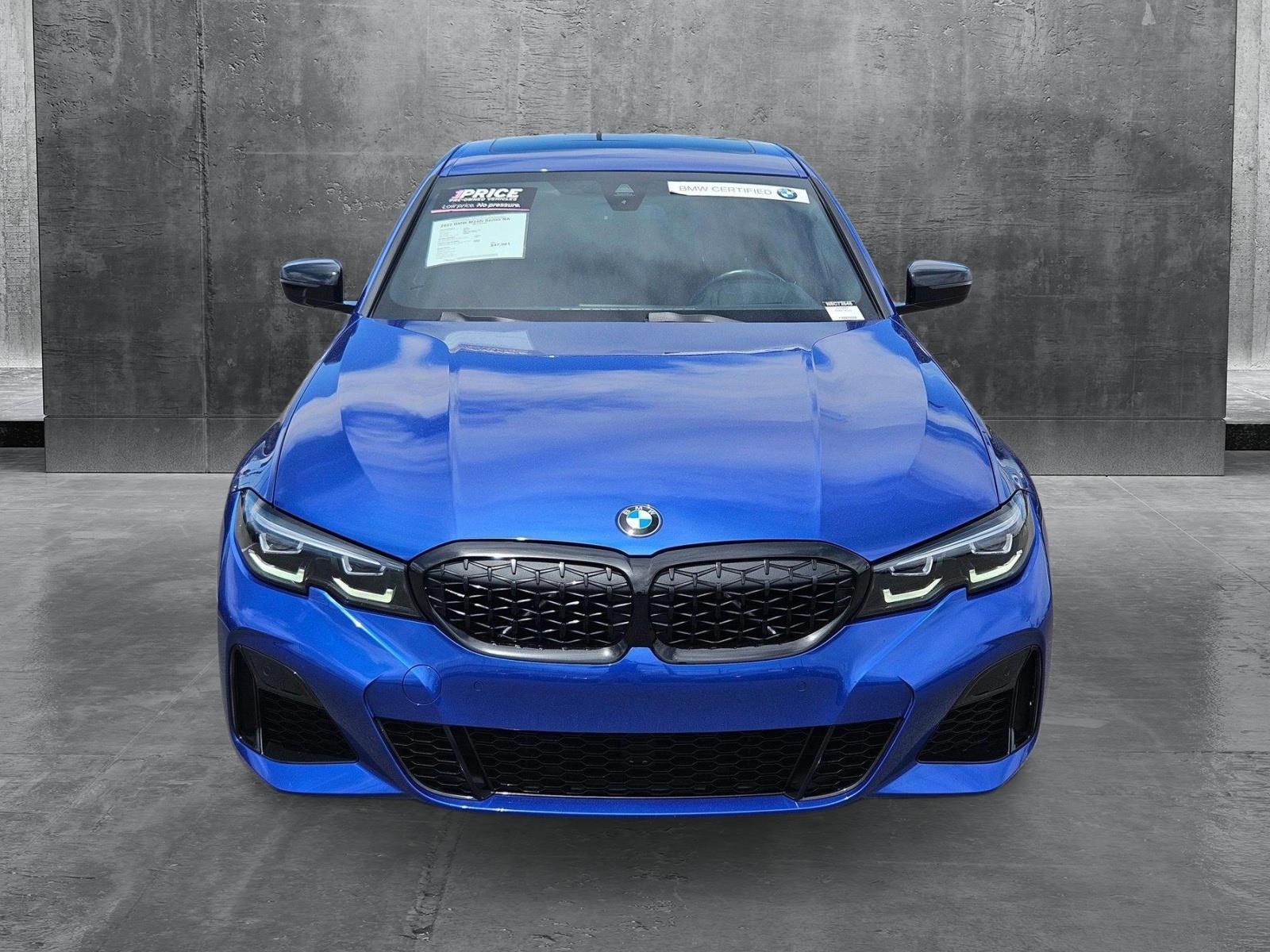 Certified 2022 BMW 3 Series M340i with VIN 3MW5U7J08N8C72646 for sale in Henderson, NV