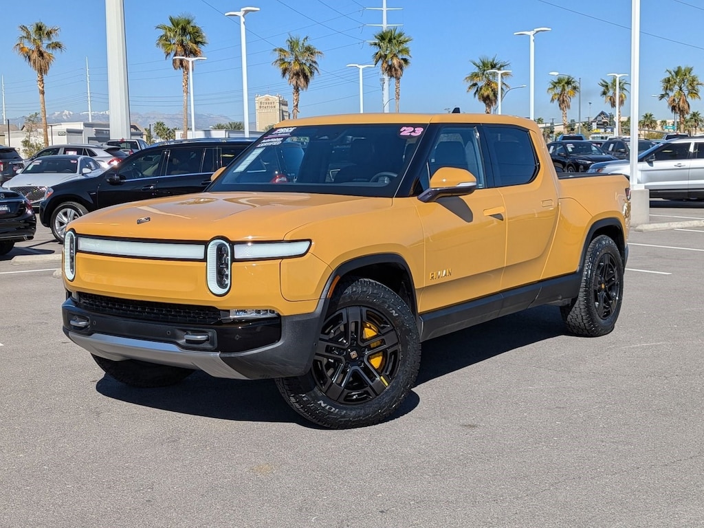 Used 2023 Rivian R1T Adventure Quad Motor Large Pack Truck Crew Cab