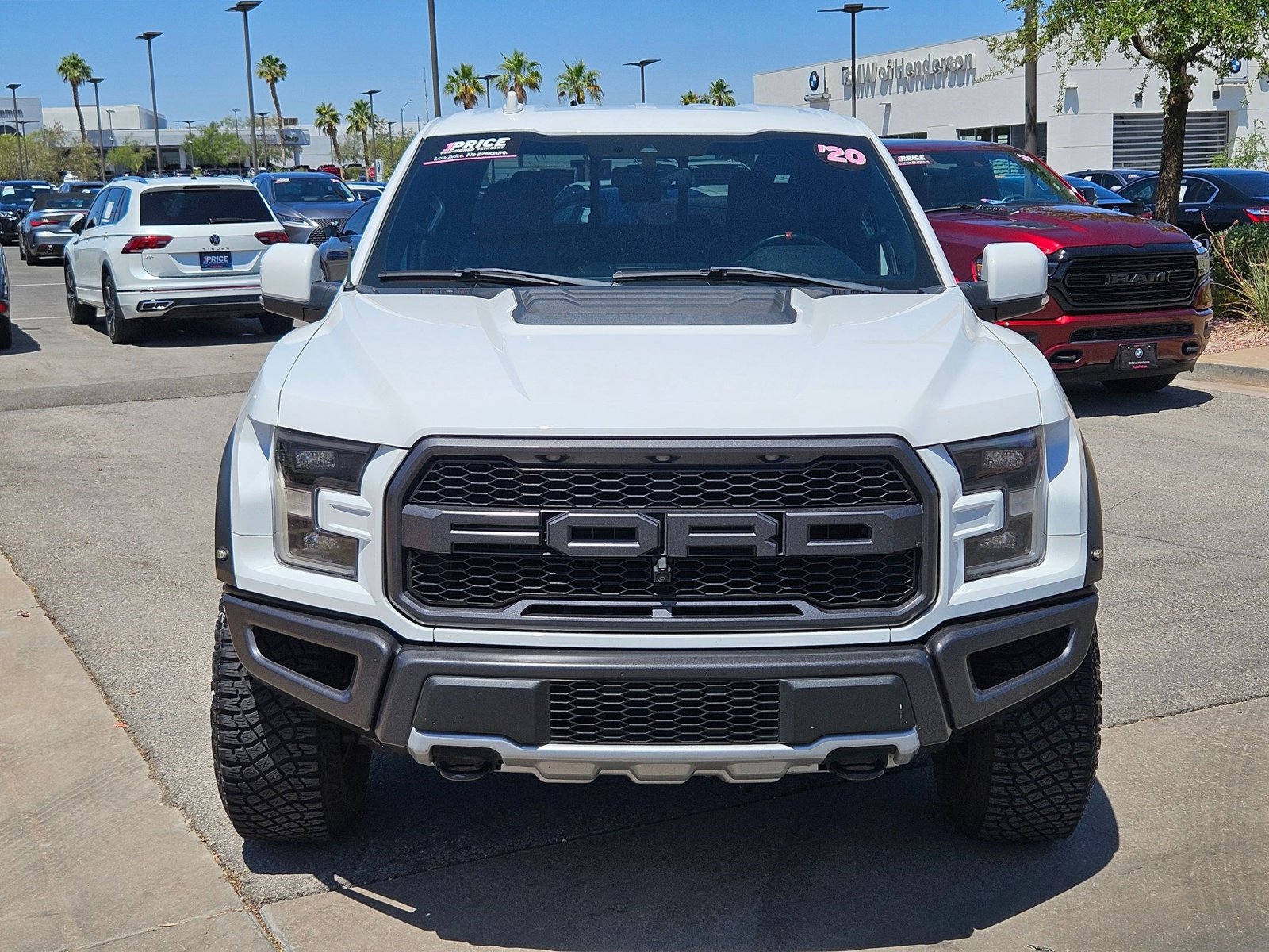 Used 2020 Ford F-150 Raptor with VIN 1FTFW1RG0LFB09543 for sale in Henderson, NV