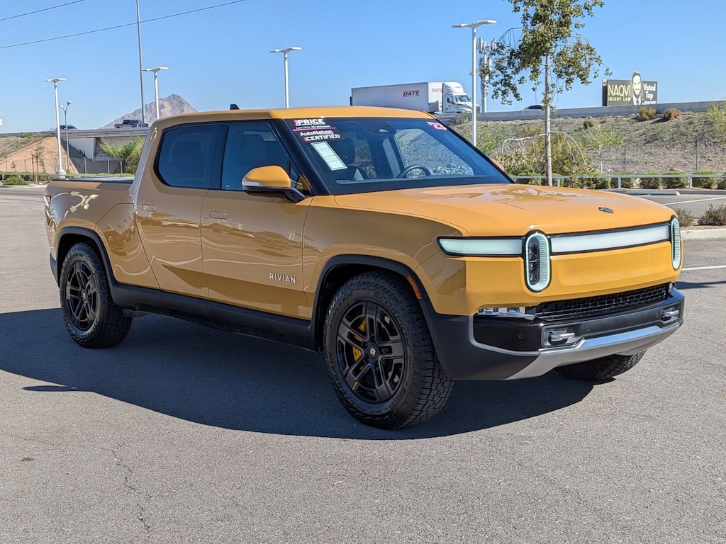 Used 2023 Rivian R1T Adventure Quad Motor Large Pack Truck Crew Cab