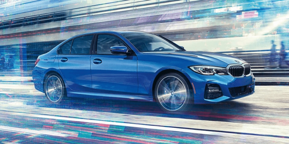 2019 BMW 3 Series front 3/4 view