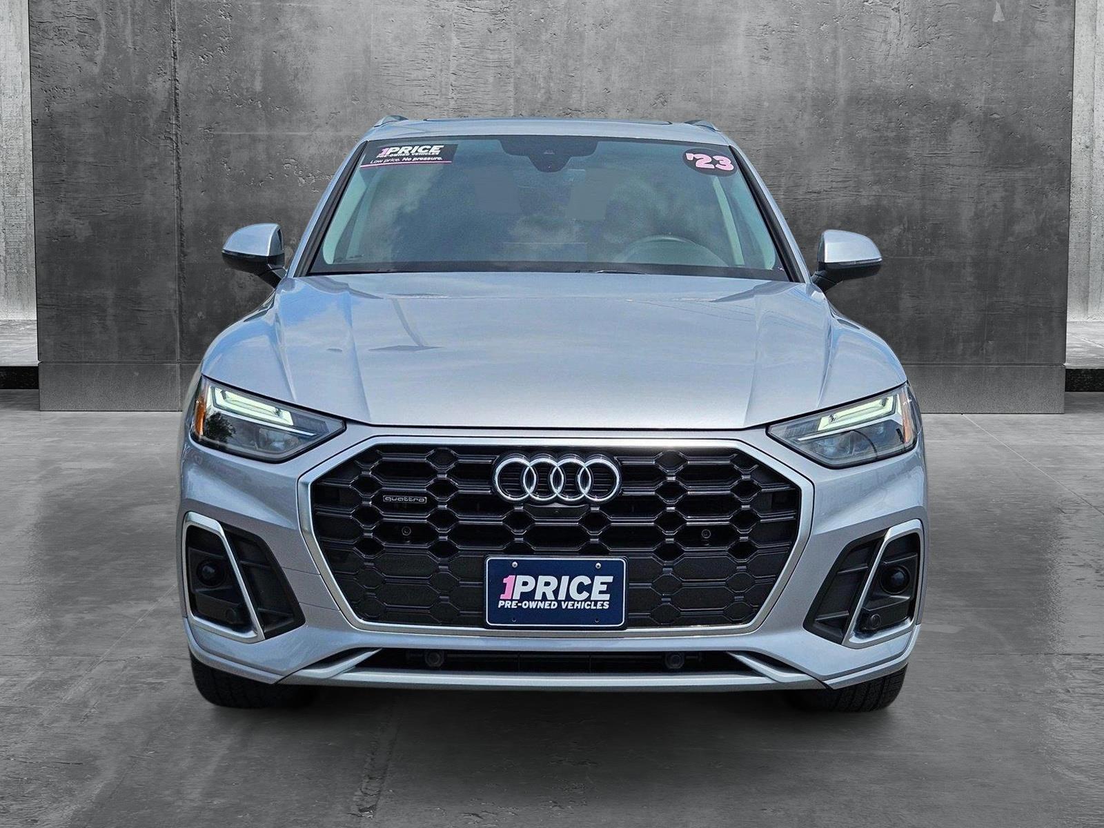 Used 2023 Audi Q5 Premium Plus with VIN WA1EAAFY9P2028524 for sale in Houston, TX