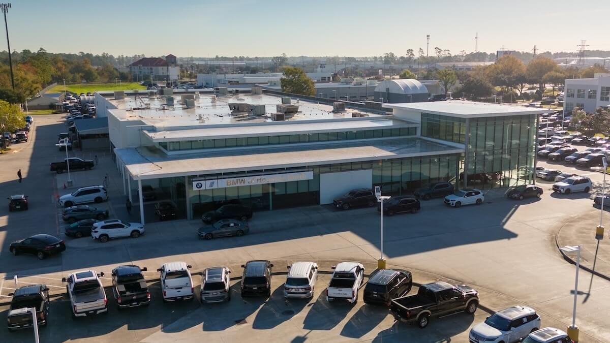Exterior view of BMW of Houston North