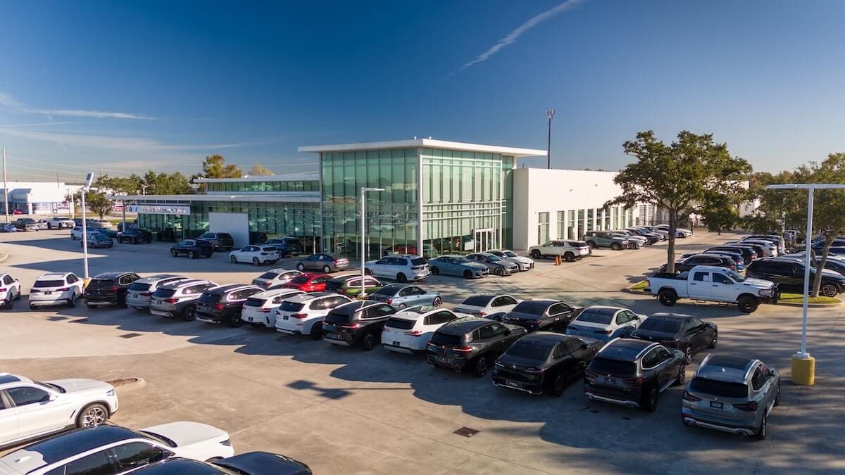 Exterior view of BMW of Houston North