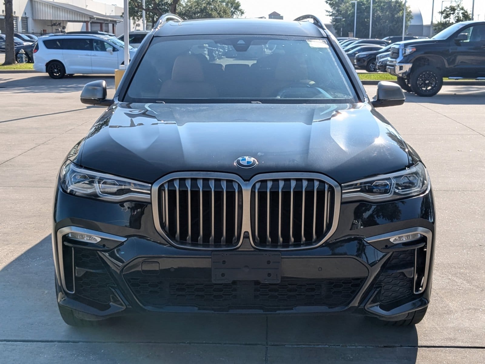 Used 2021 BMW X7 M50i with VIN 5UXCX6C02M9G43993 for sale in Houston, TX