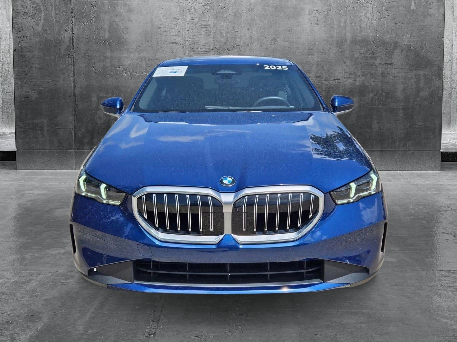 Certified 2025 BMW 5 Series 530i with VIN WBA43FJ00SCT40791 for sale in The Woodlands, TX