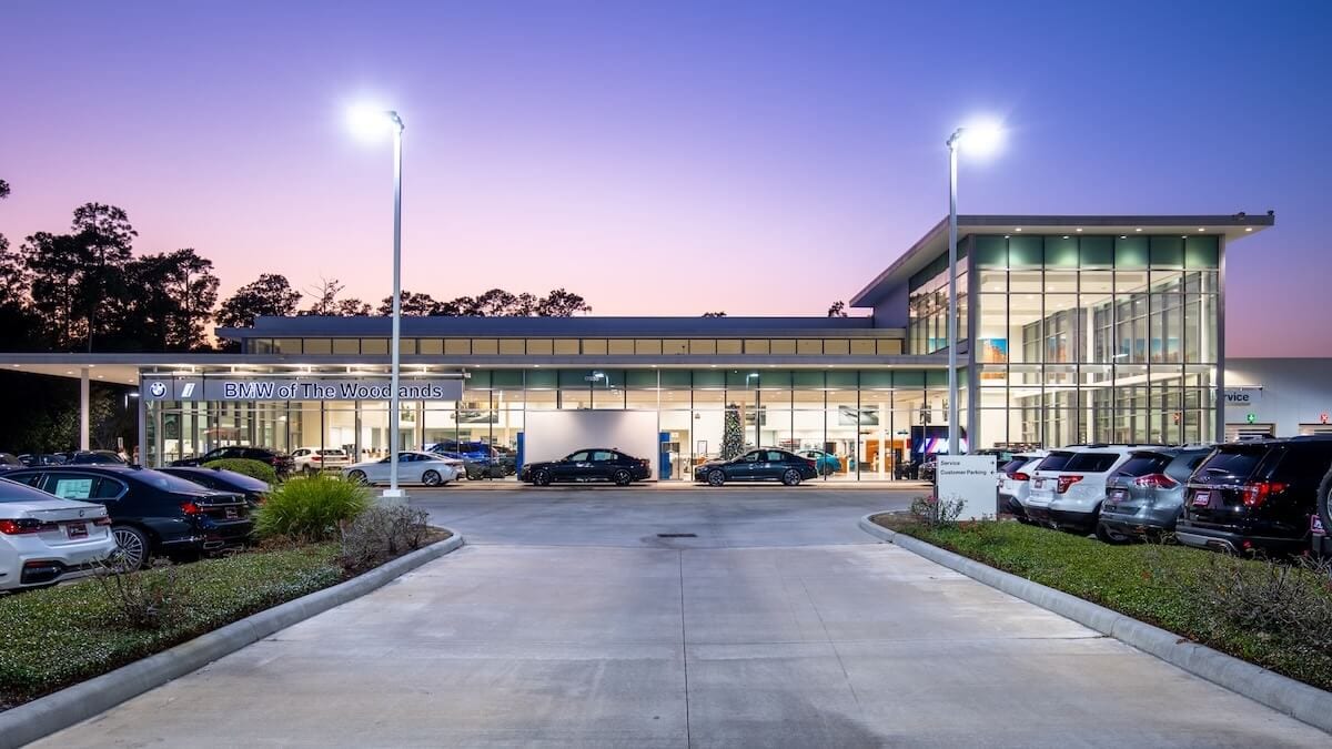 Exterior view of BMW of The Woodlands
