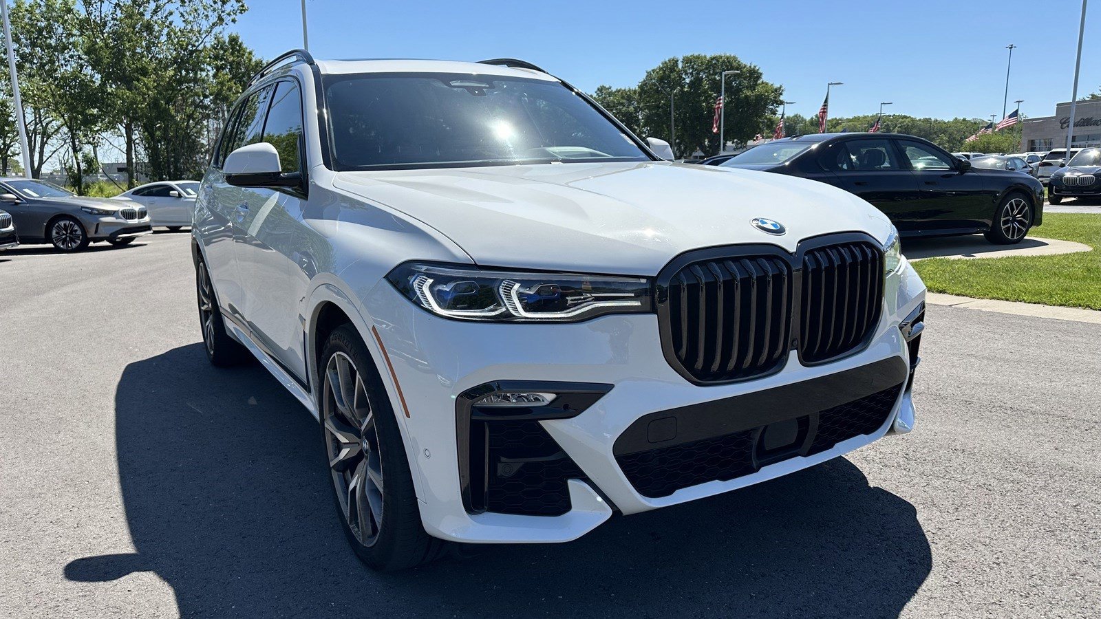 Certified 2021 BMW X7 M50i with VIN 5UXCX6C03M9G86299 for sale in Kansas City
