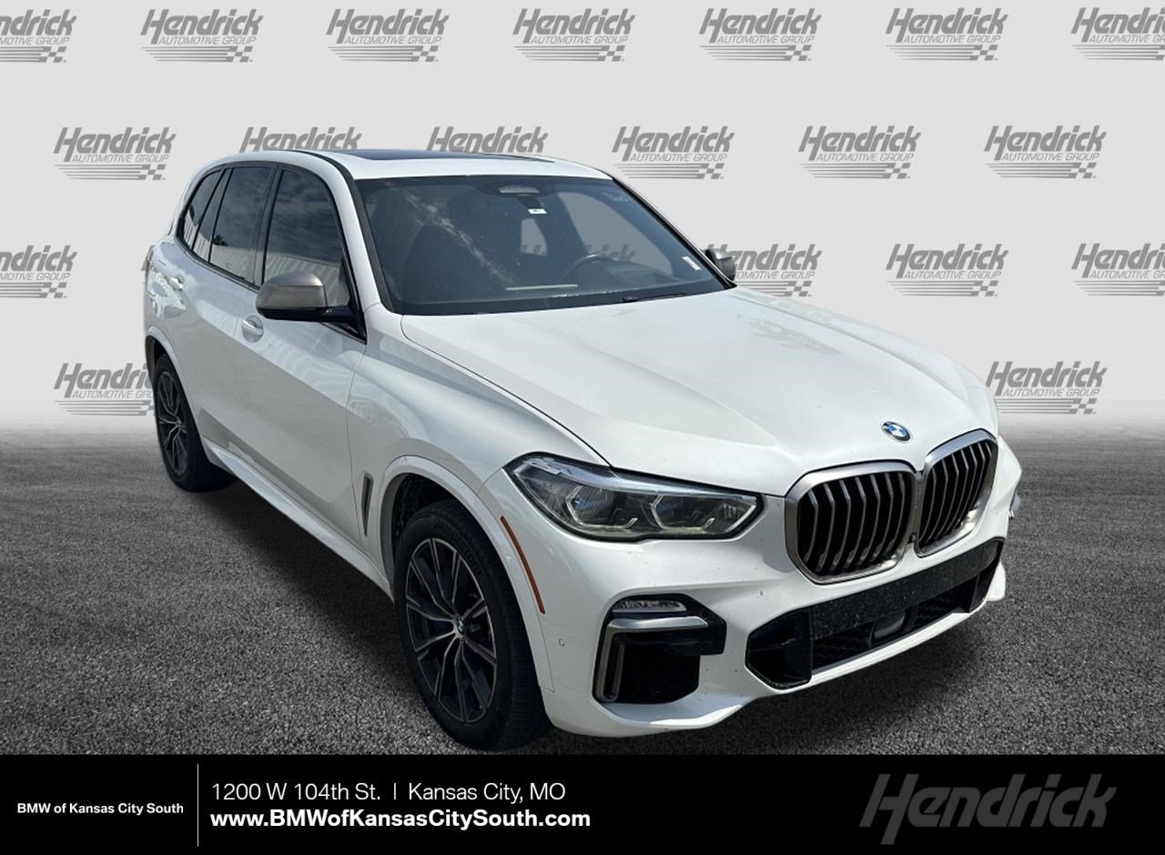 Used 2020 BMW X5 M50i with VIN 5UXJU4C01LLE45461 for sale in Kansas City
