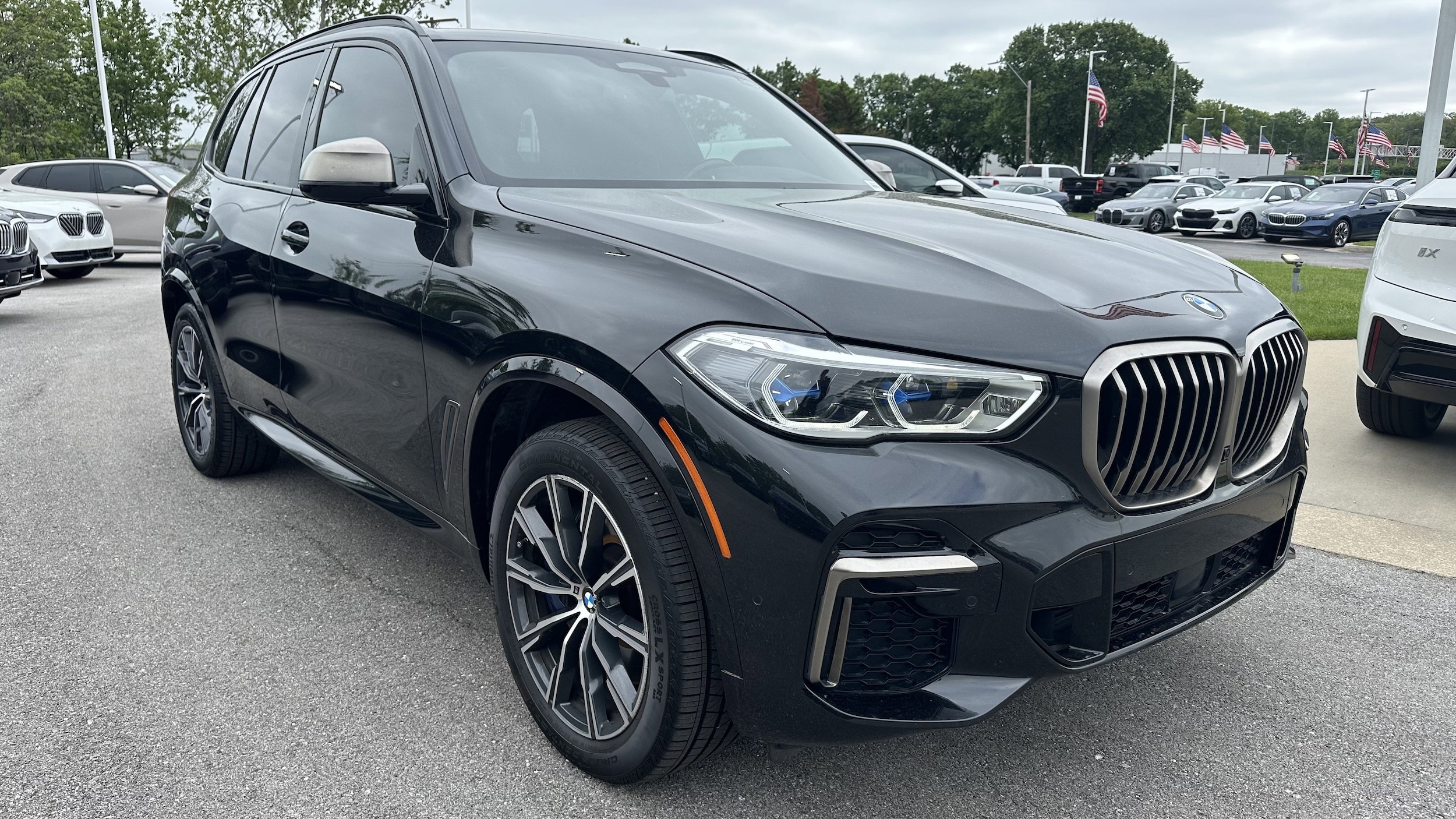 Certified 2023 BMW X5 M50i with VIN 5UXJU4C07P9N77446 for sale in Kansas City