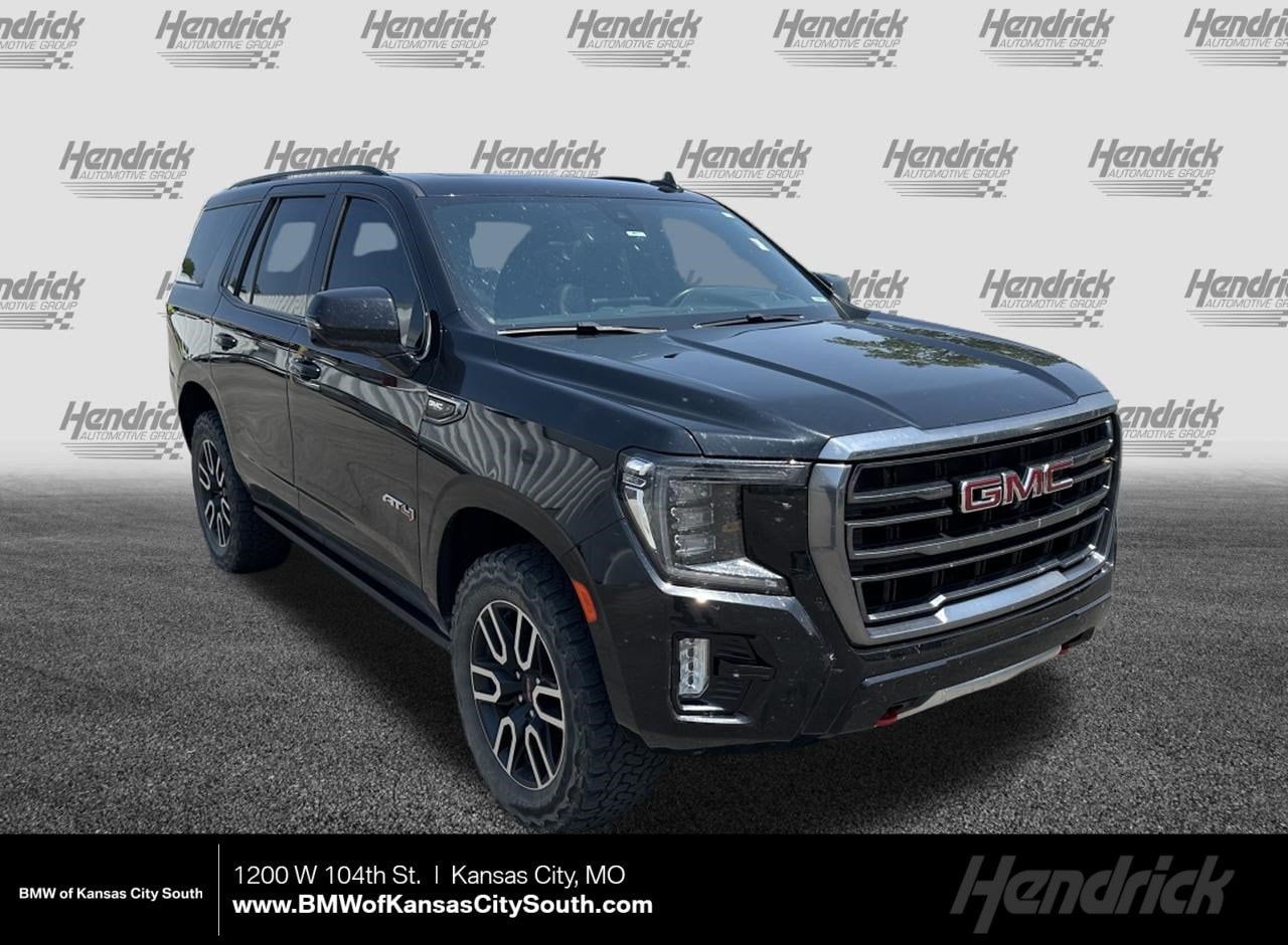 Used 2021 GMC Yukon AT4 with VIN 1GKS2CKD5MR303074 for sale in Kansas City