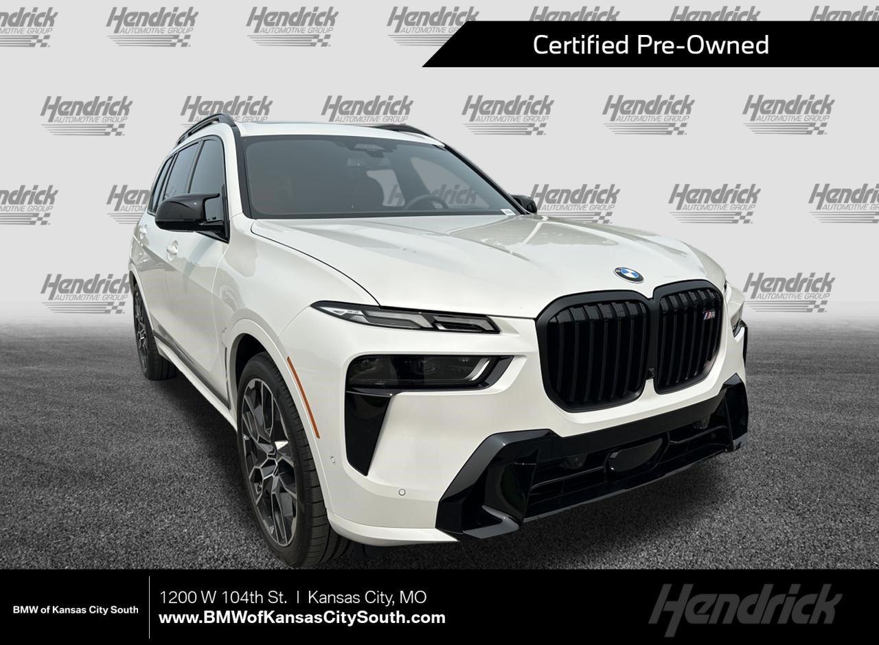 Certified 2026 BMW X7 M60i with VIN 5UX33EM03T9045203 for sale in Kansas City