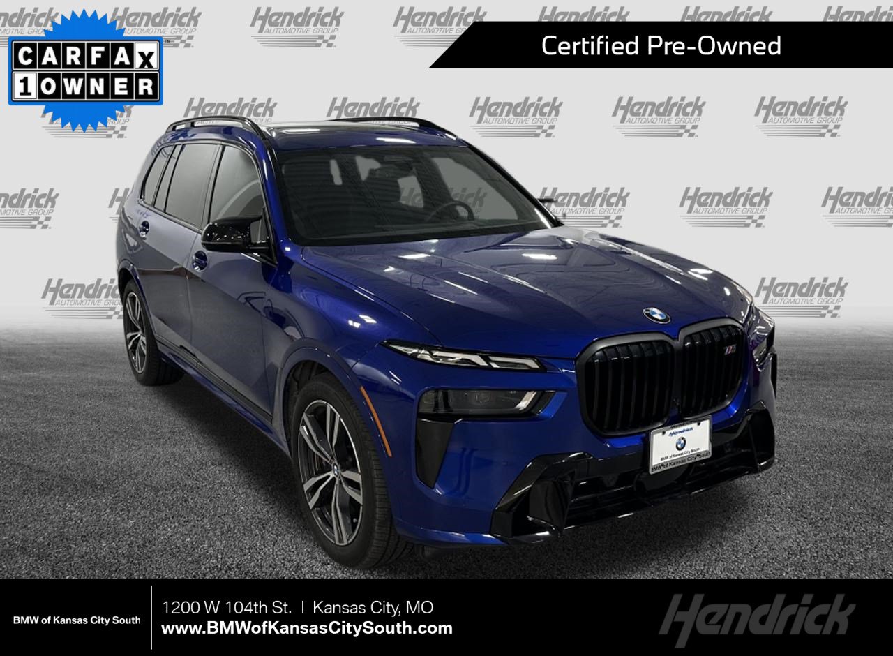 Certified 2024 BMW X7 M60i with VIN 5UX33EM06R9V22828 for sale in Kansas City