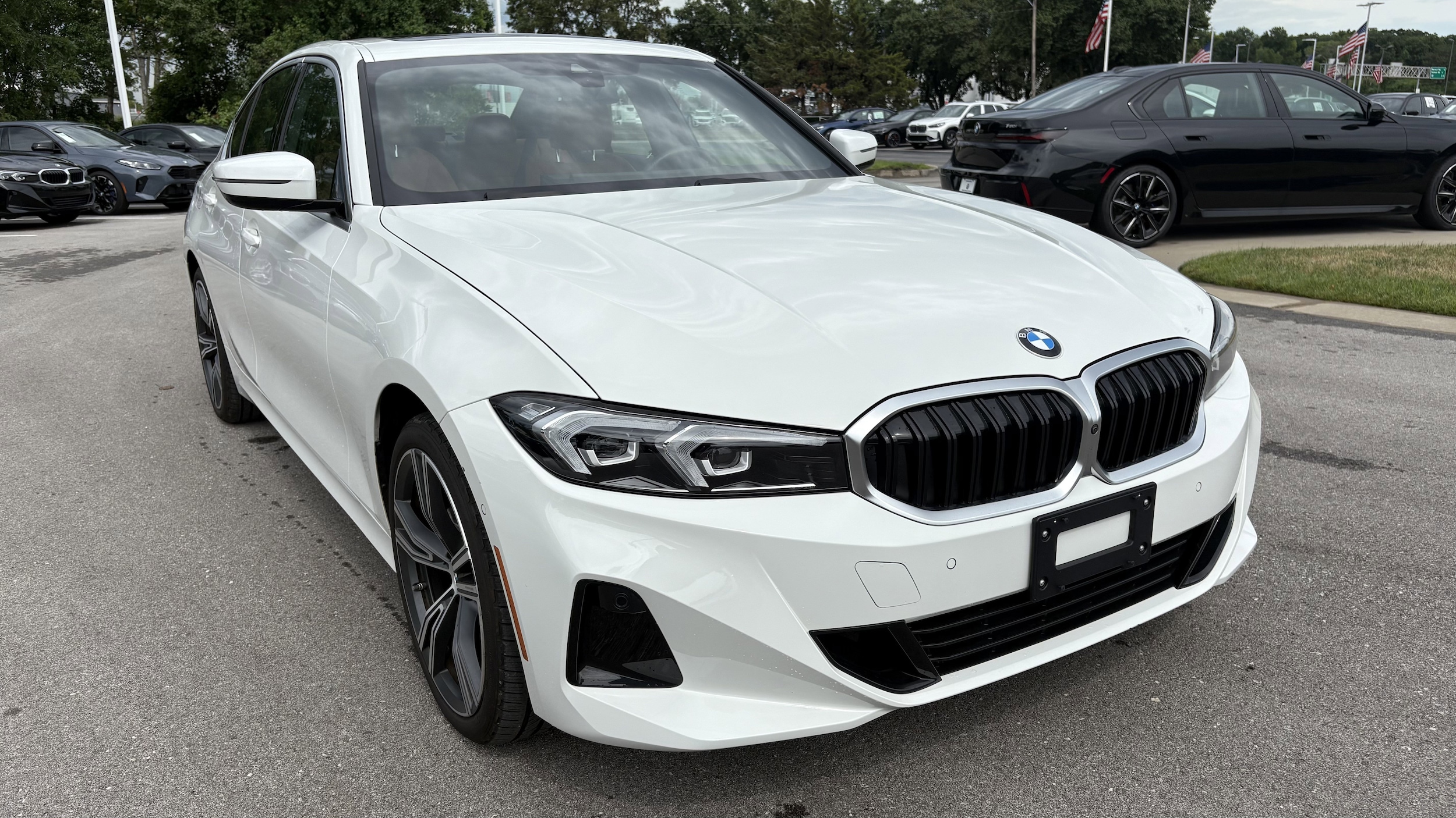 Certified 2024 BMW 3 Series 330i with VIN 3MW89FF00R8E43607 for sale in Kansas City